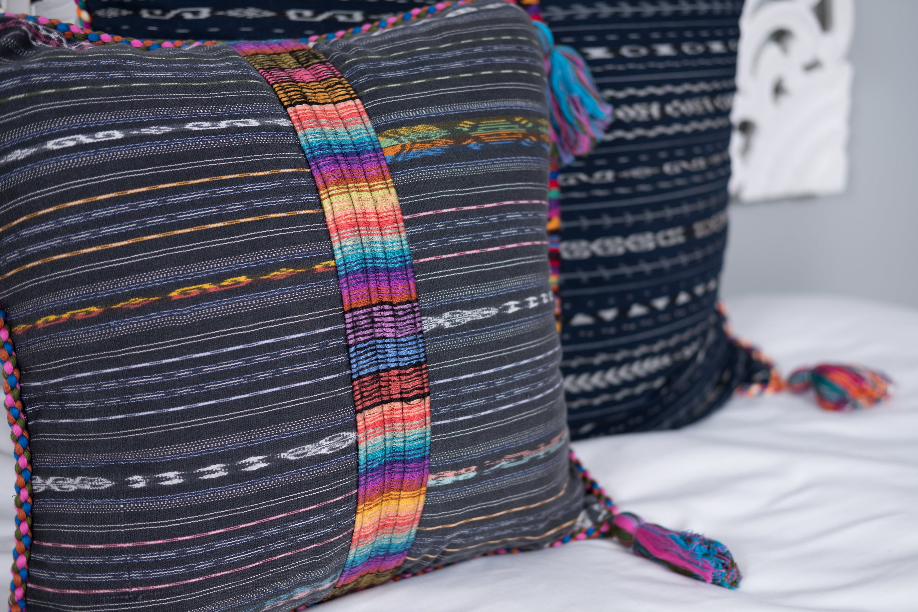 Ikat Cortes Huipil Pillow Cover