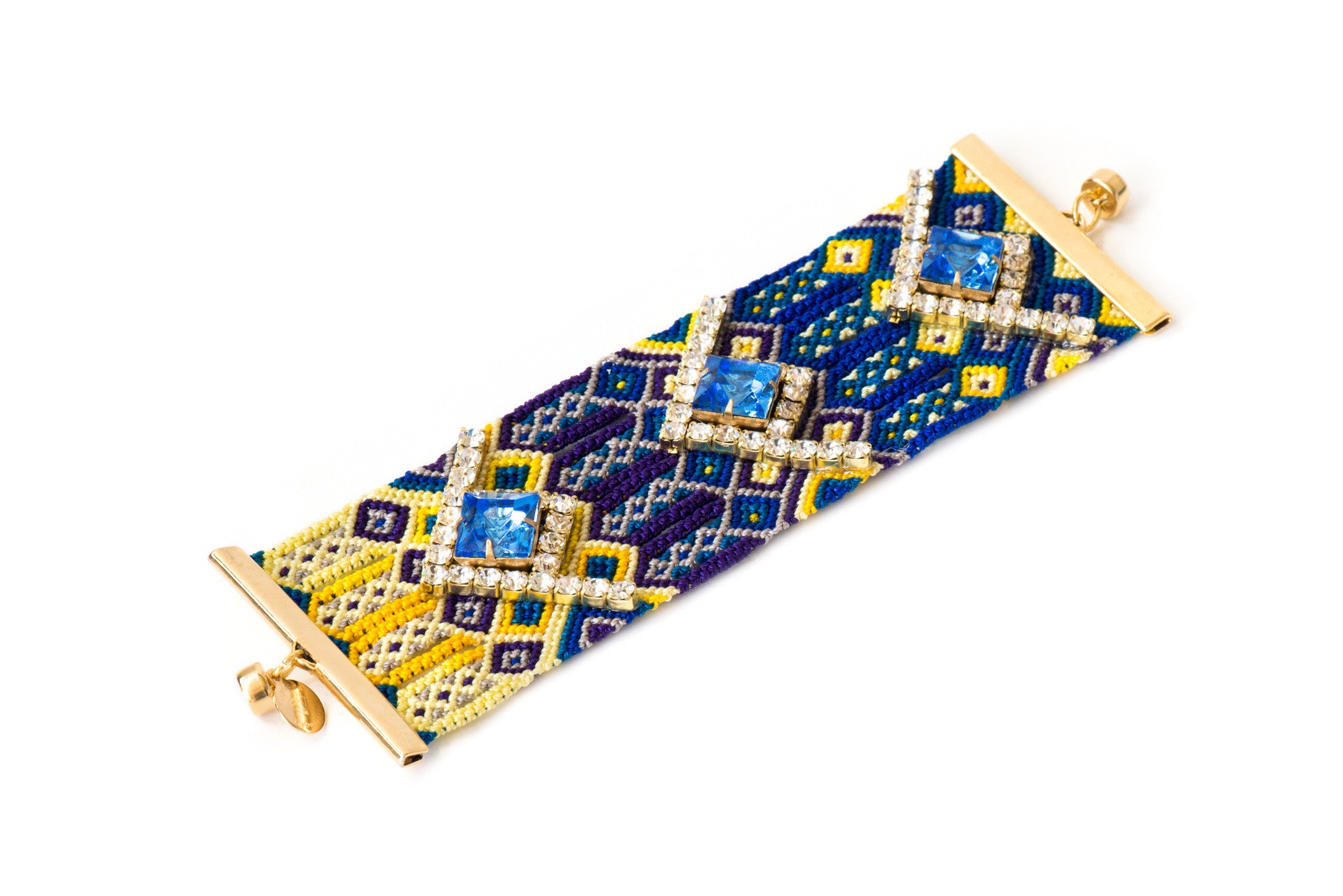 Friendship Cuff Cornflower – Gypsies and Debutantes