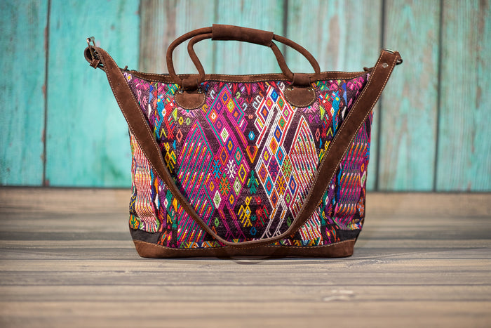 Huipil Overnighter Tote Bag Cross Body Purse Diaper Bag Stella