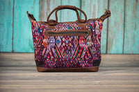 Huipil Overnighter Tote Bag Cross Body Purse Diaper Bag Sara