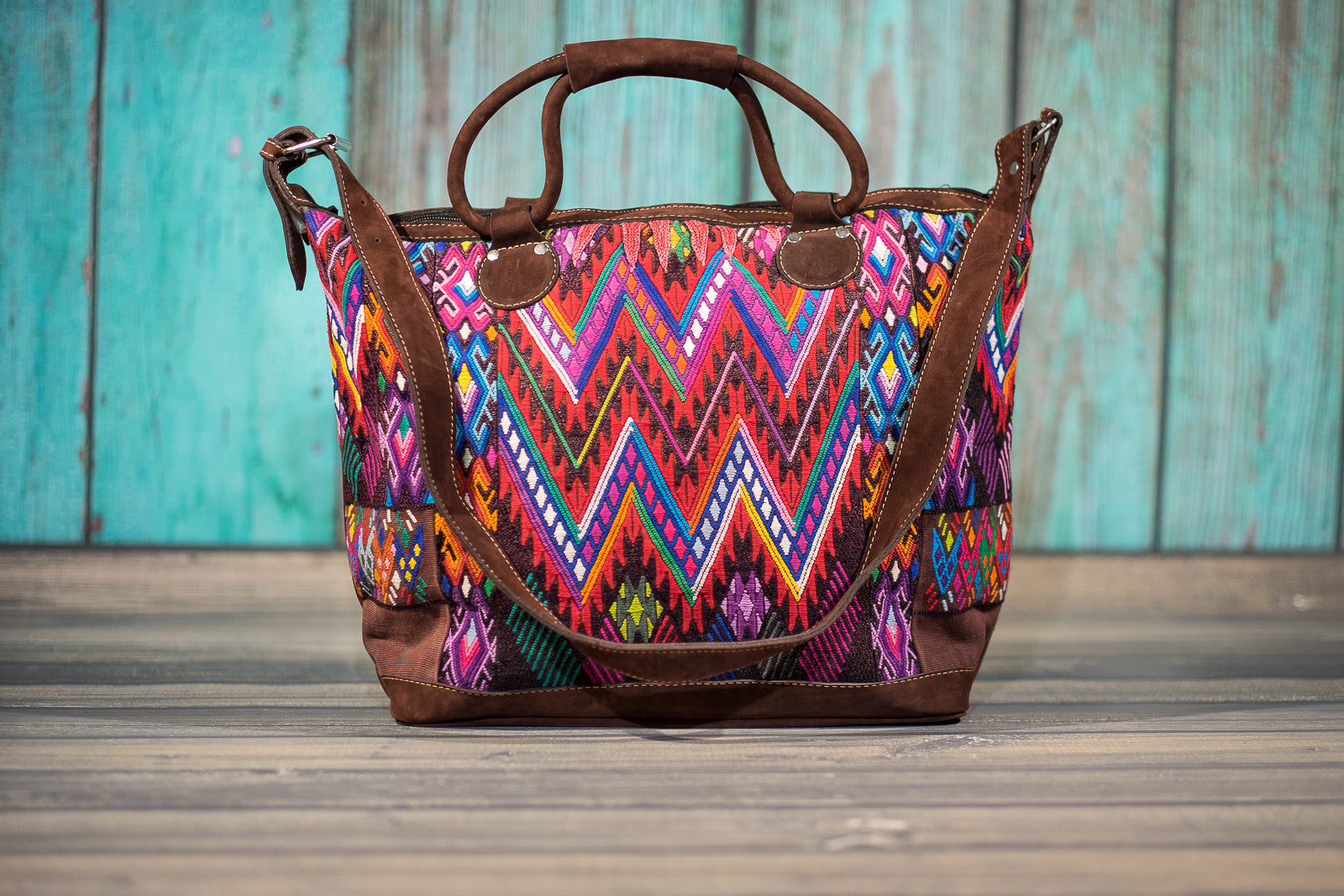 Huipil Overnighter Tote Bag Cross Body Purse Diaper Bag Sasha