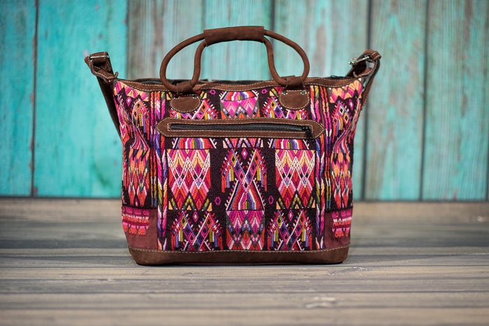 Huipil Overnighter Tote Bag Cross Body Purse Diaper Bag Jessa