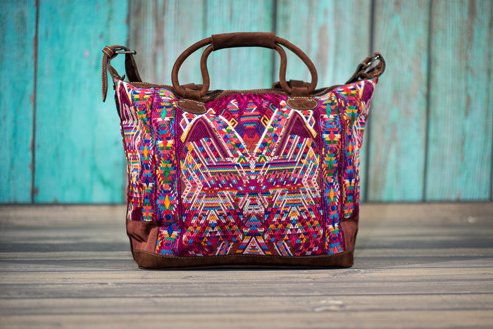 Huipil Overnighter Tote Bag Cross Body Purse Diaper Bag Vendetta