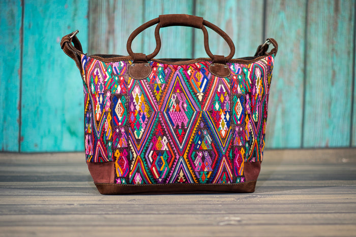 Overnighter Tote Bag Cross Body Purse Diaper Bag Carnivale