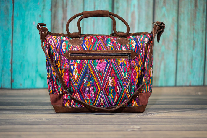 Overnighter Tote Bag Cross Body Purse Diaper Bag Carnivale