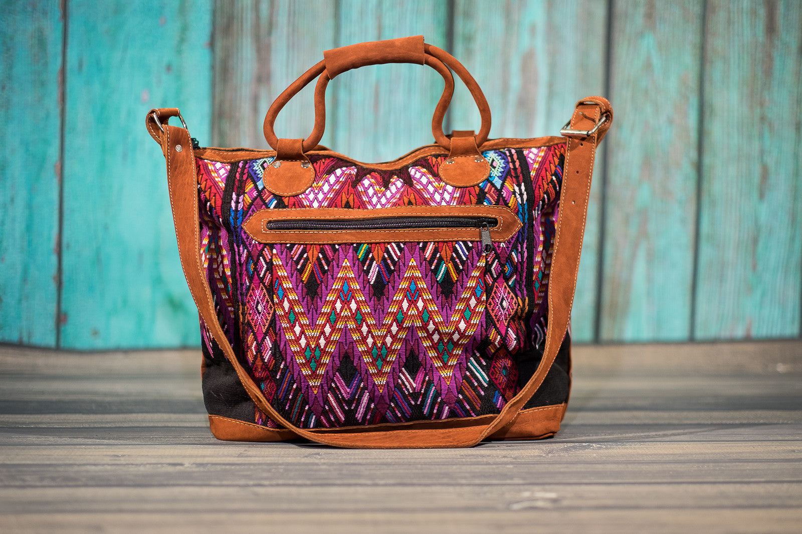 Overnighter Tote Bag Cross Body Purse Diaper Bag Mayan Mello