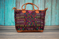 Overnighter Tote Bag Cross Body Purse Diaper Bag Dottie