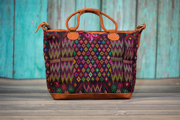Overnighter Tote Bag Cross Body Purse Diaper Bag Dottie