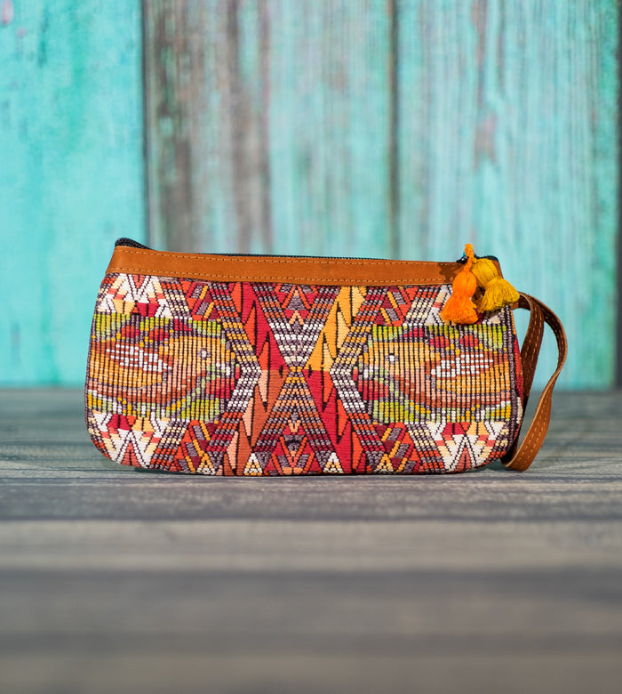 Cosita Hupil Wristlet Bag "Bird Song 3"