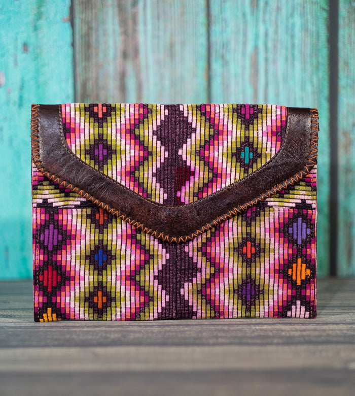 Huipil Dita IPad Clutch Digital Waves