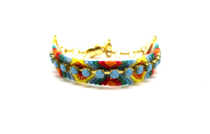 Psychedelic Turquoise Friendship Bracelet