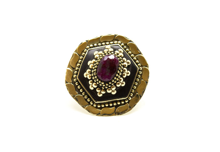 Gypsy Enamel Ring