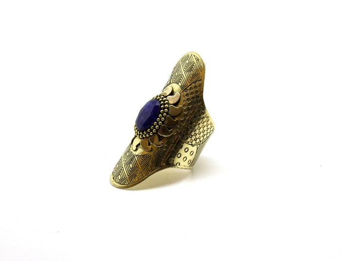 Blue Aztec Ring