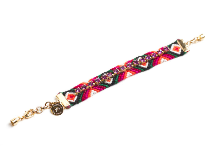 Magenta Rhinestone Chain