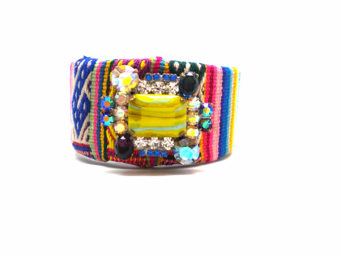 Inca Bohemia cuff Canary Cancan