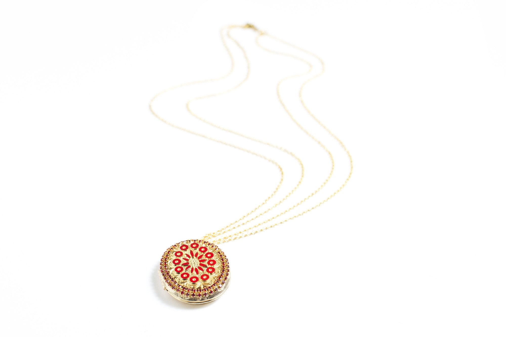 Heirloom Locket red