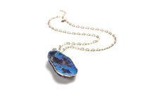 Blue Geode Necklace