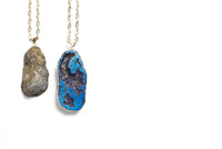 Blue Geode Necklace