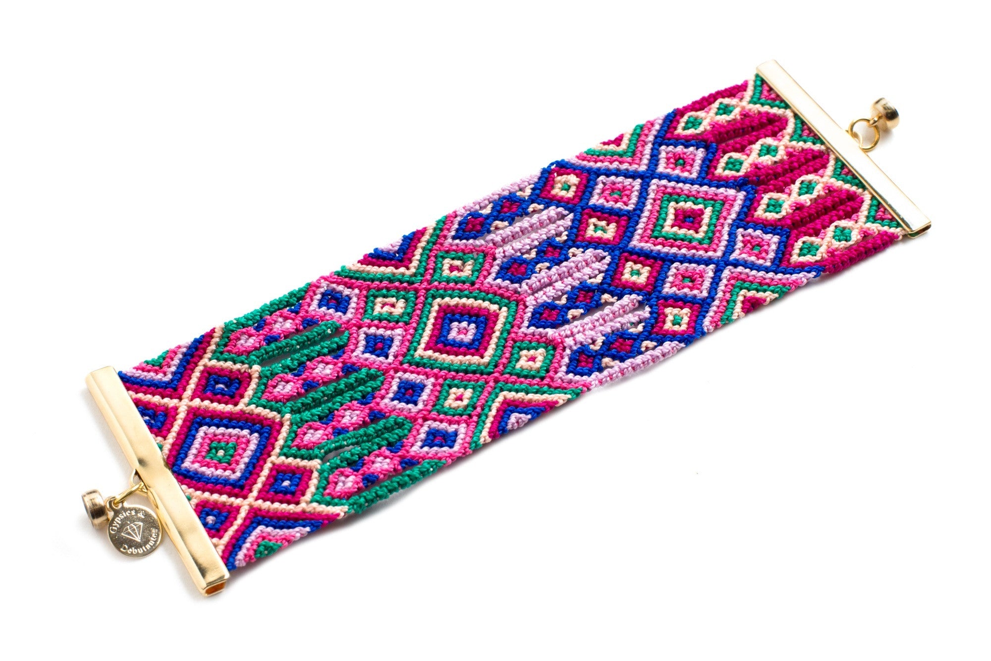 Wide Friendship Bracelet Cuff (Party Girl)