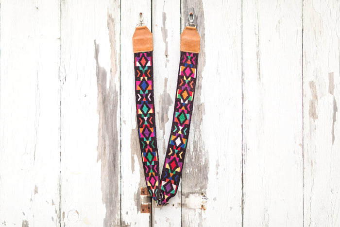 Vintage Huipil Bag Strap kaleidoscope