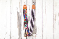 Vintage Huipil Bag Strap sunflowers