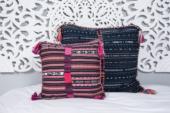 Ikat Cortes Huipil Pillow Cover