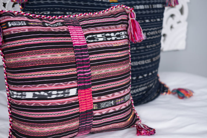 Ikat Cortes Huipil Pillow Cover
