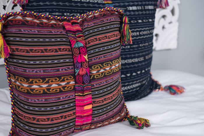 Ikat Cortes Huipil Pillow Cover