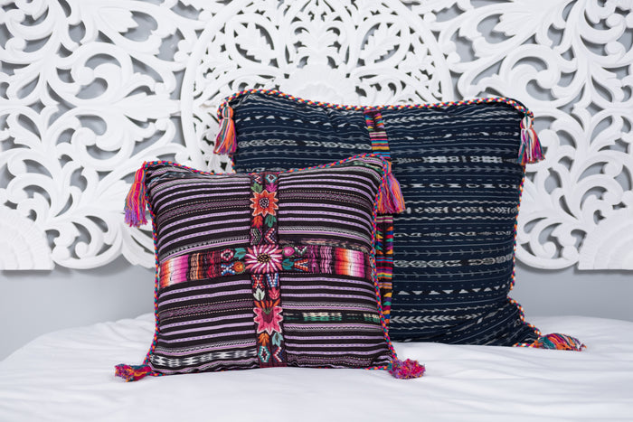 Ikat Cortes Huipil Pillow Cover