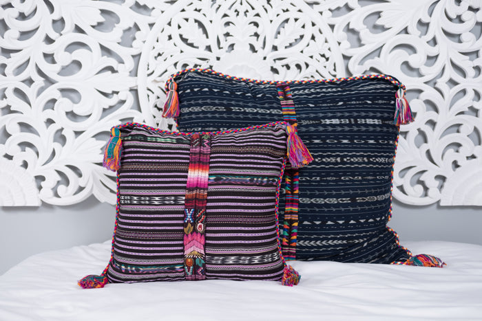 Ikat Cortes Huipil Pillow Cover