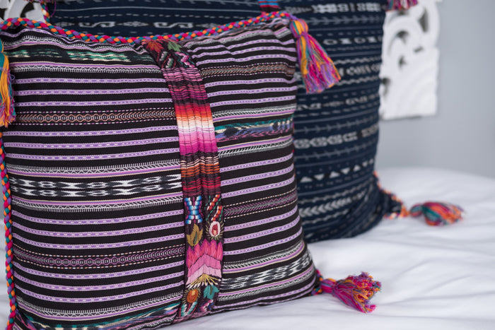 Ikat Cortes Huipil Pillow Cover