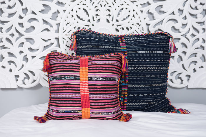 Ikat Cortes Huipil Pillow Cover