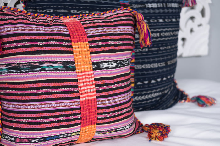 Ikat Cortes Huipil Pillow Cover