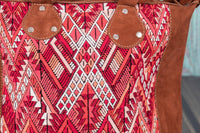Huipil Day Bag Purse Diaper Bag (medium) Volcanic Sunset