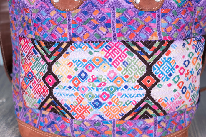 Huipil Day Bag Purse Diaper Bag (medium) Water colors