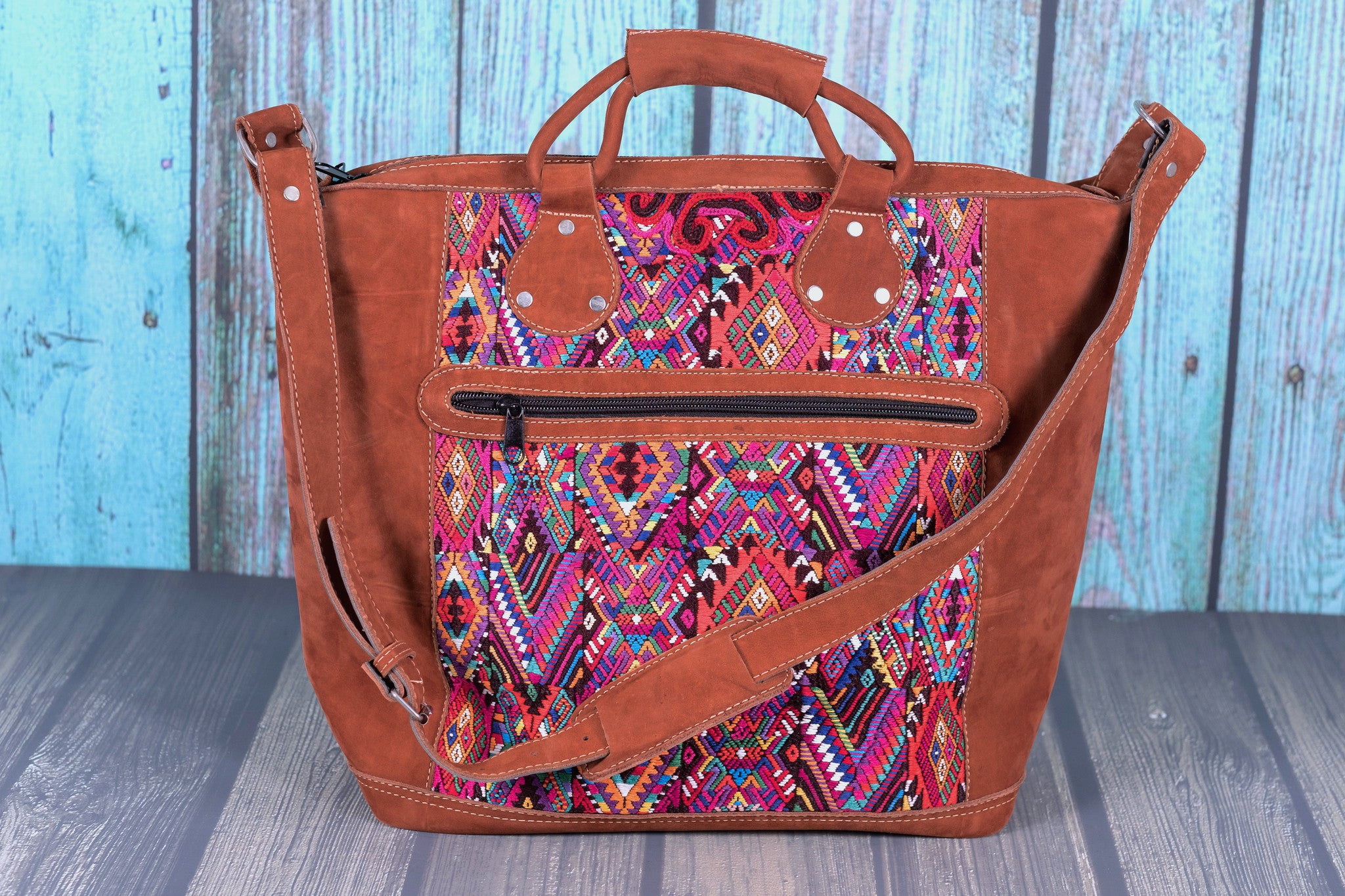 Huipil Overnighter Tote Bag Crossbody