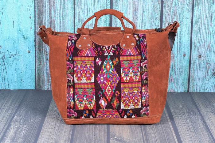 Huipil Overnighter Tote Bag Crossbody