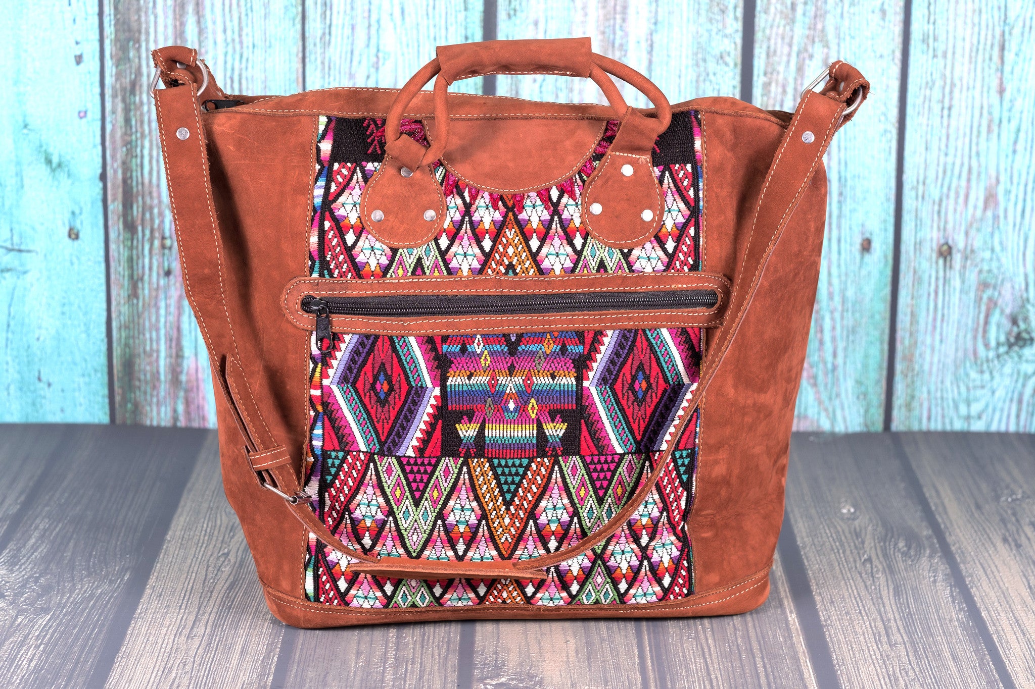 Huipil Overnighter Tote Bag Crossbody