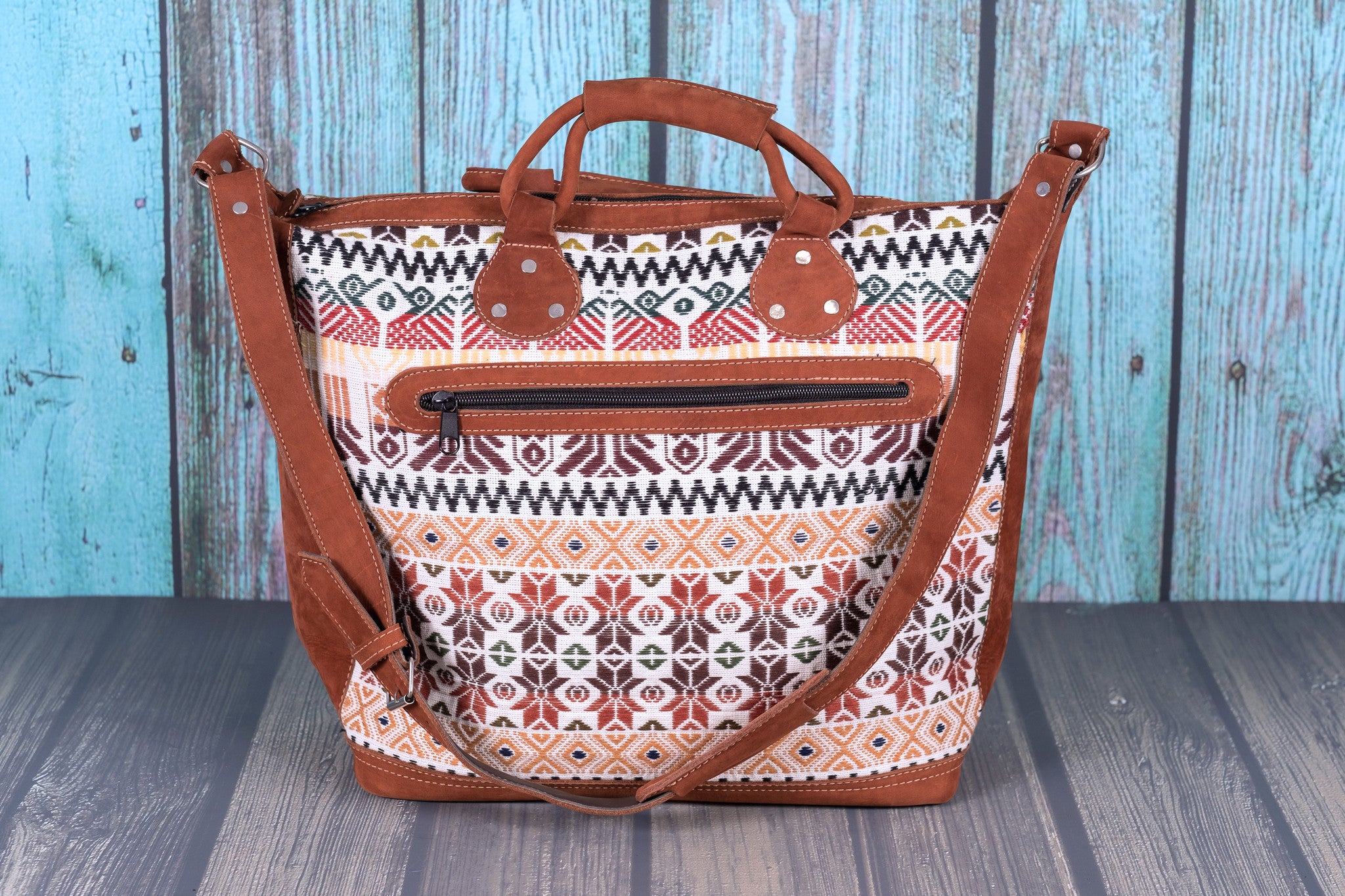 Huipil Overnighter Tote Bag Crossbody