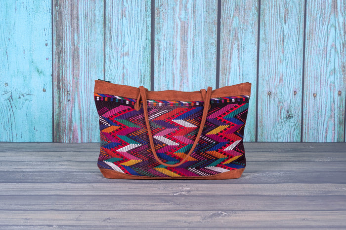 Huipil Horizontal Tote Bag Arianna