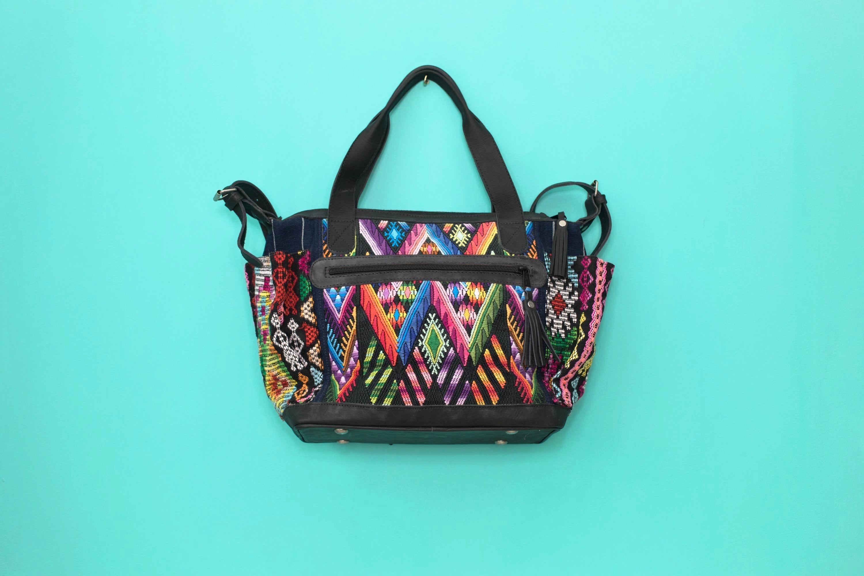 Huipil Day Bag Tote Purse Diaper Bag Cross Body (medium) #020