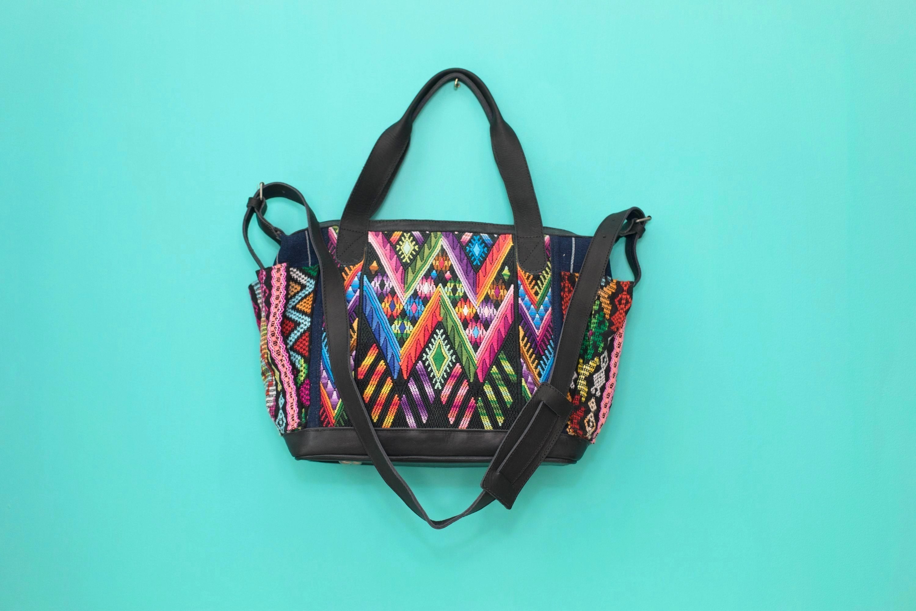 Huipil Day Bag Tote Purse Diaper Bag Cross Body (medium) #020