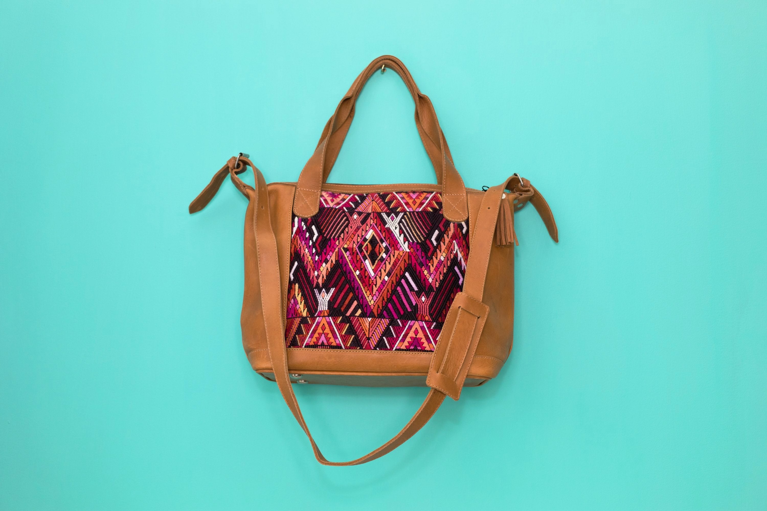 Huipil Day Bag Tote Purse Diaper Bag Cross Body (medium) #003