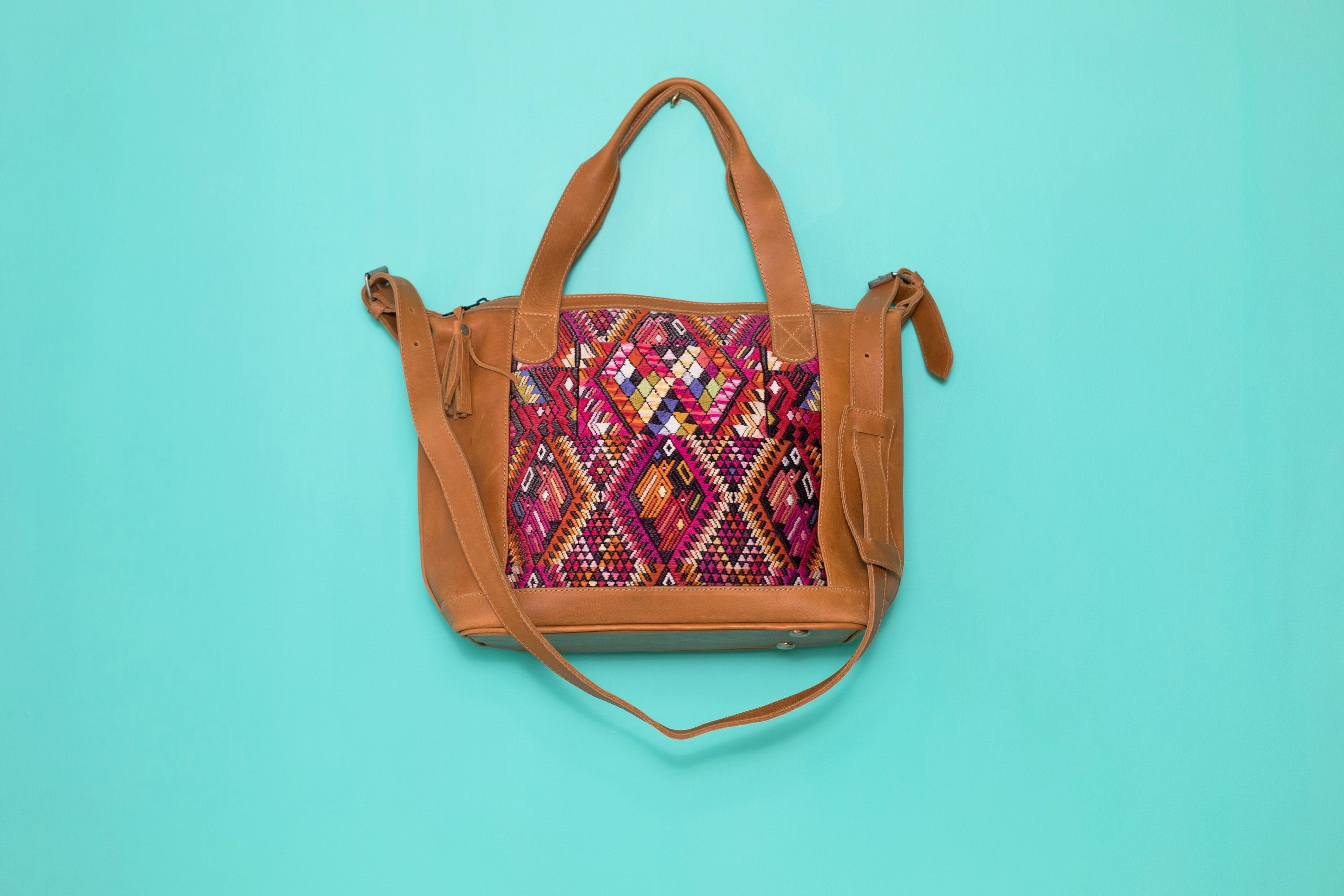 Huipil Day Bag Tote Purse Diaper Bag Cross Body (medium) #006