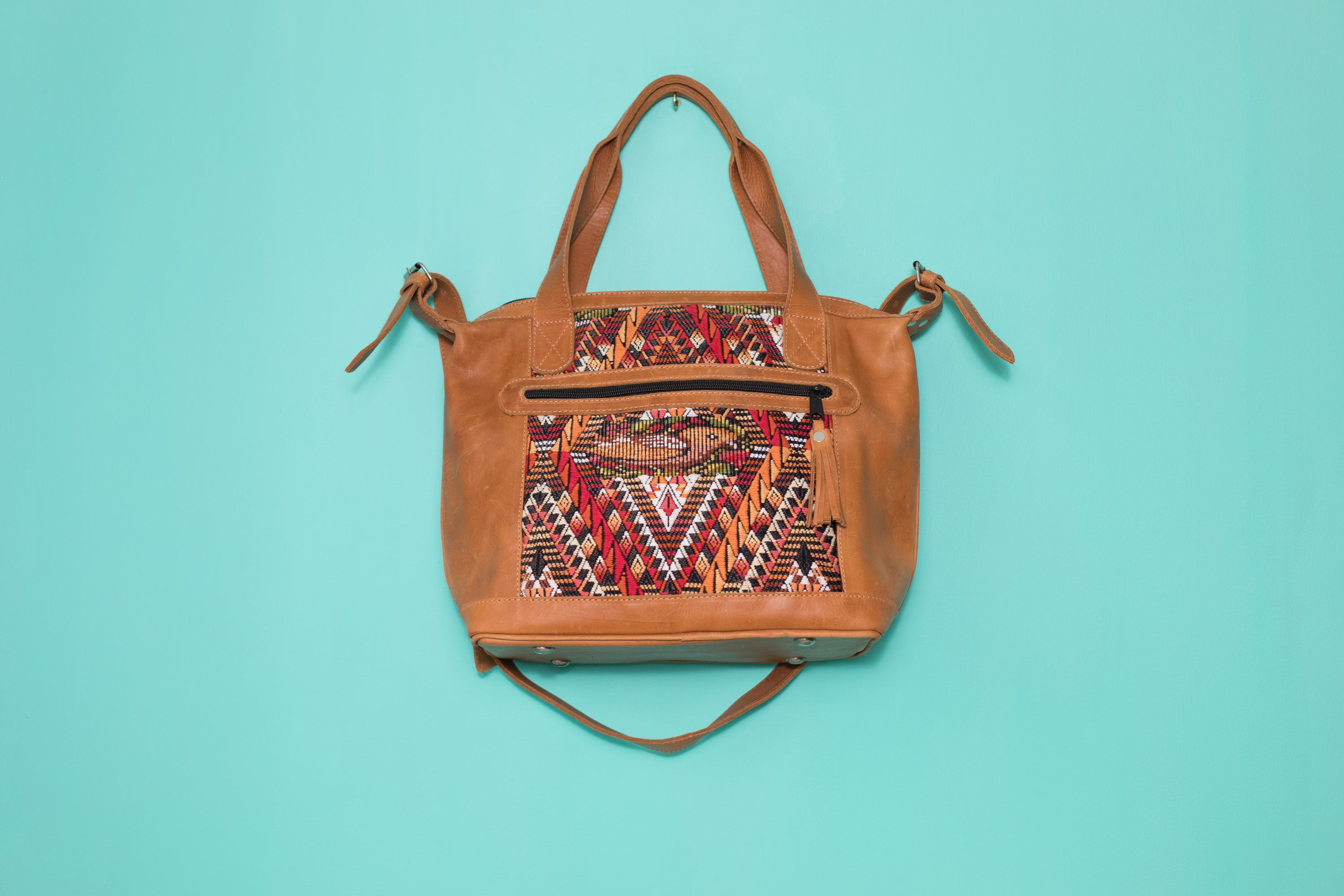 Huipil Day Bag Tote Purse Diaper Bag Cross Body (medium) #008
