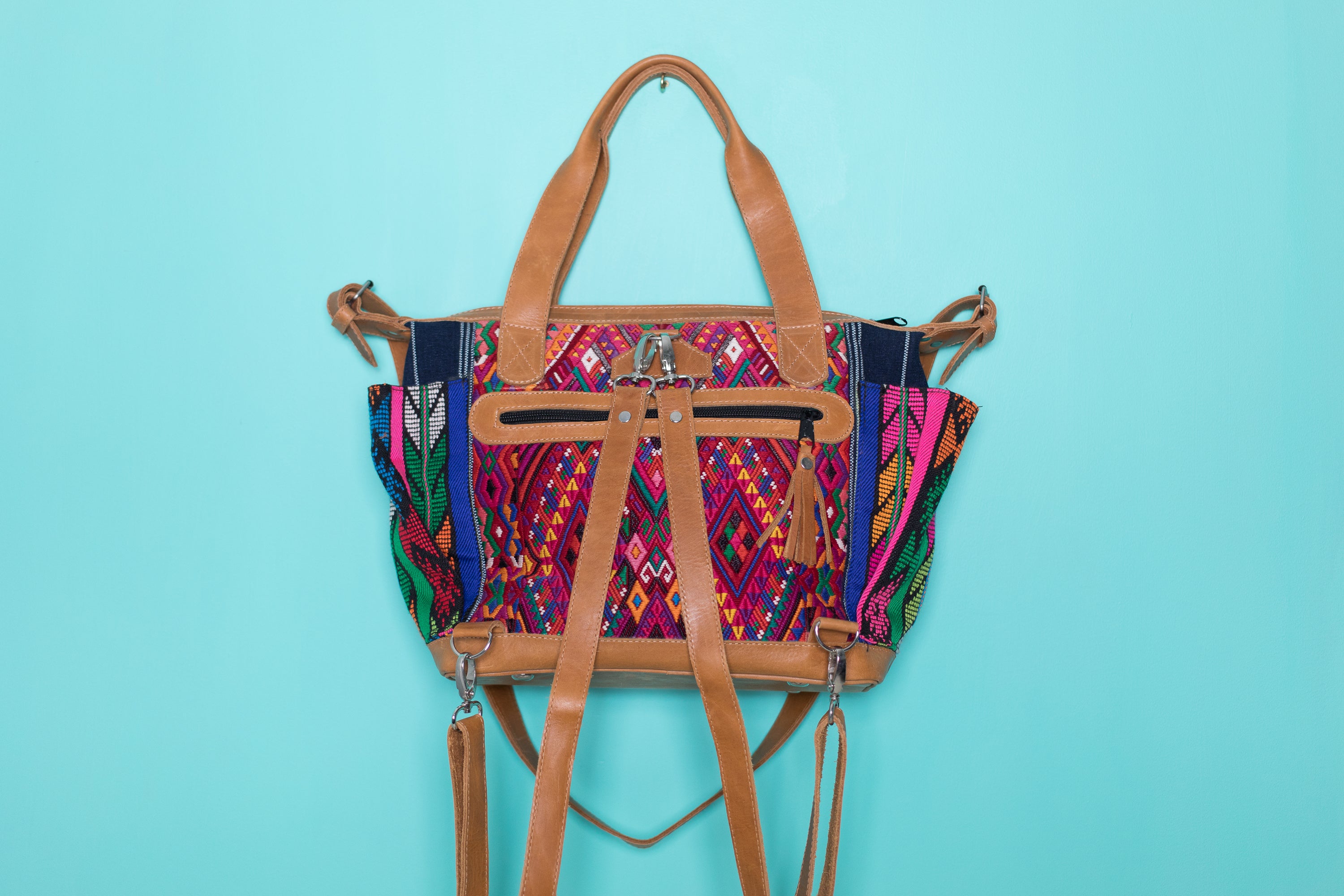 Huipil Chameleon Diaper Bag back pack day bag purse cdb Cross Body (medium) #027