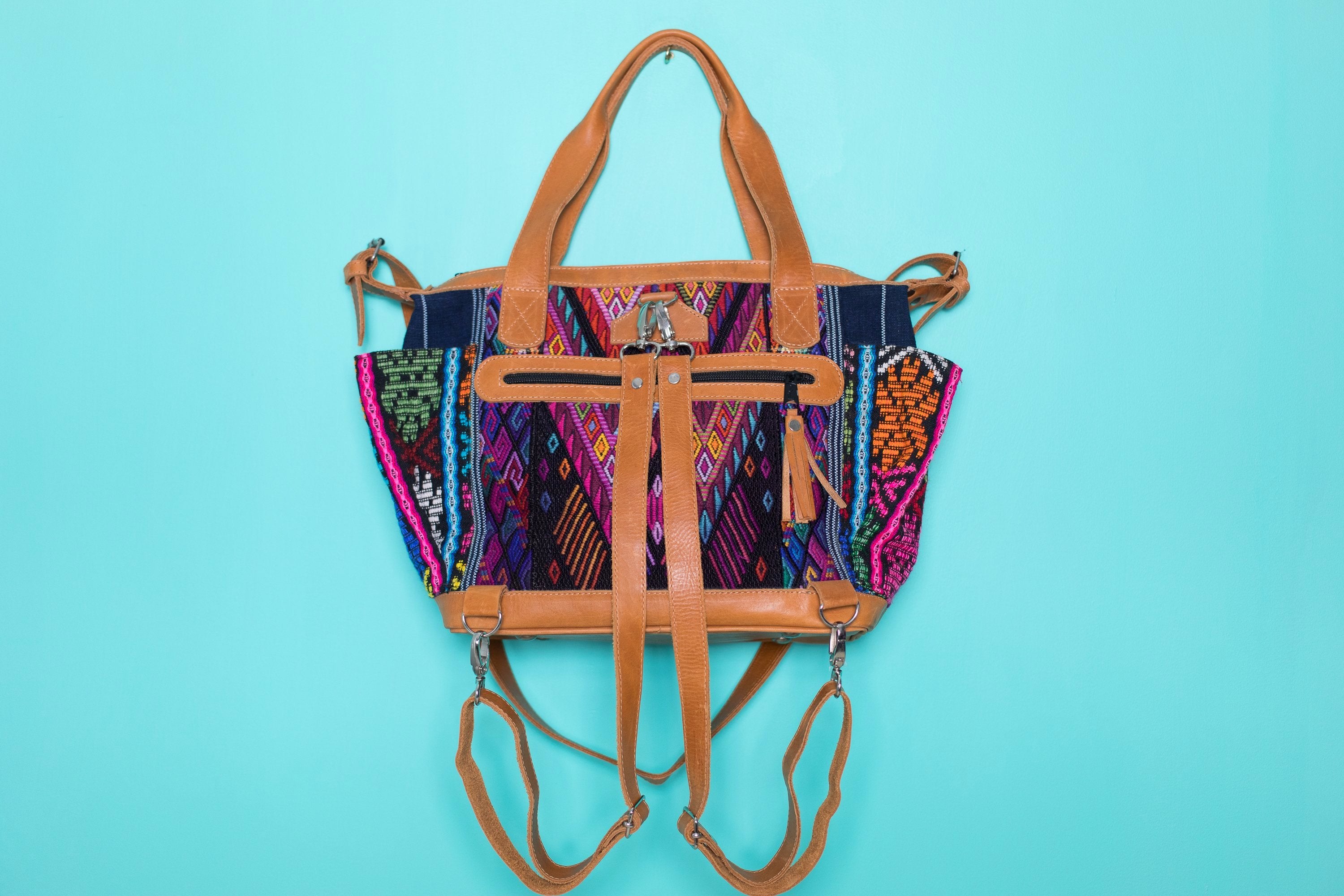 Huipil Chameleon Diaper Bag back pack day bag purse cdb cross body (medium) #029