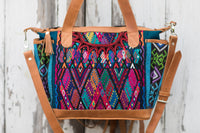 Huipil CDB back pack small Turquoise