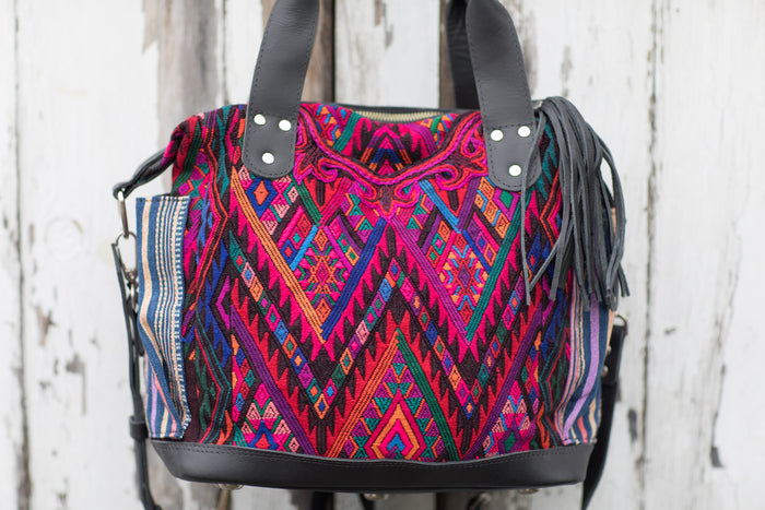 Huipil CDB back pack deluxe small Ruby W